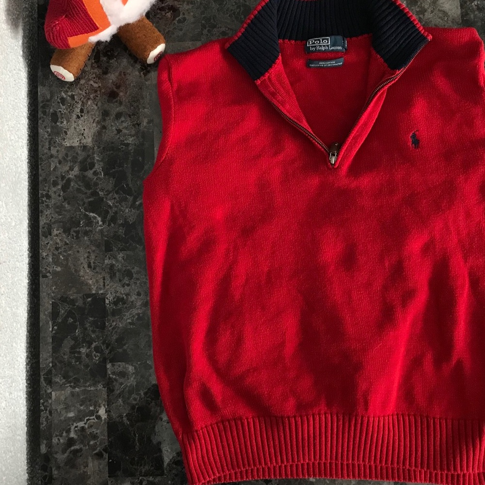 Red Polo by Ralph Lauren Knit Sweater - Picture 3 of 5